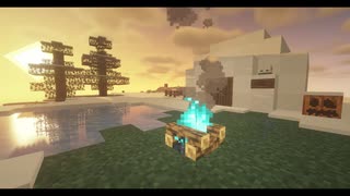 【minecraft】焚き火耐久 青火.ver