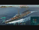テスト動画　【WoWs】Tire4日軽巡球磨　【クラシックBGM】