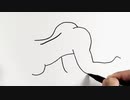 【衝撃】完全にエロい絵を描いていると思いきや、、、