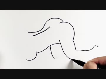 【衝撃】完全にエロい絵を描いていると思いきや、、、