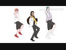 【手描き】バスケ部が踊るU.S.A【ツイステ】