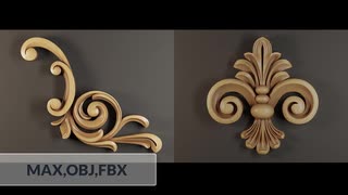 100 Ornament Brushes and 3D Models + 3 Video Tutorials-VOL 04