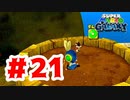 【実況】蜂で飛んで飛ばされる【スーパーマリオギャラクシー】#21