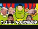 成人した男性がたまごっちの大統領になります。　【たまごっちのぴかぴかだいとーりょー!】