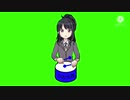 太鼓を叩く灯織GB