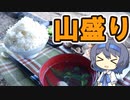 【山盛りアウトドア料理】ナスとササミのドカ食い定食【つづみの何処でもキッチン】