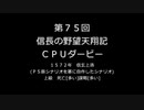 【締切済】第75回信長の野望・天翔記PK（WIN版）CPUダービーパドック