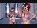 【東方MMD】美鈴と咲夜で「Lightsum Vanilla」1080P