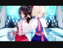 【東方MMD】霊夢とアリスで「淋しい熱帯魚」1080P