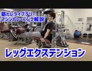 【筋トレ解説・大腿四頭筋】レッグエクステンション【筋トレライブラリー】