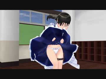 【MMD】鞍掛てとらちゃんが十六夜咲夜さんのコスチュームで馬と鹿を踊る