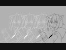 【手描き】猫又トレイン【トレス】