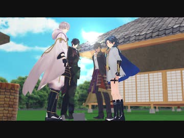 【MMD刀剣乱舞】鶴丸猫日記9【MMD紙芝居】