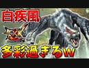 【MHXX】白疾風ナルガクルガの攻撃パターンが多彩過ぎるｗ