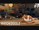 【WATCH DOGS2】ハッカーは床で朝を迎える#1(ゲーム実況動画)