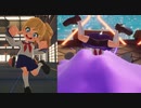 【リョナ】ニンジャラ Ninjala セーラー服とサイドポニテ