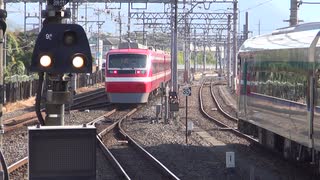 りょうもう14号・リバティりょうもう16号赤城発車