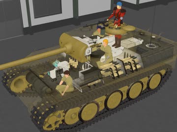 【MMDモデル配布】　中戦車　パンターG型　解説動画