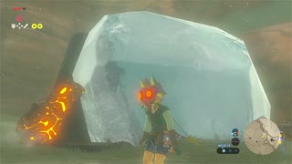 気になったので、祠の氷を回転バグで飛ばしてみた