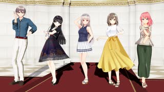 【VRoid_MMD】天障陰組で「ガチ百合の女王」