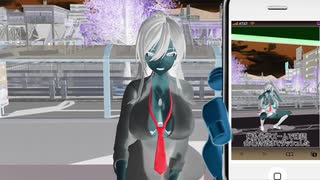 【紳士向け、ネガ反転】白〇咲耶さんがハプニングの中、踊りきる伝説映像