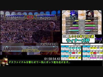モンスターファーム２RTA_ライガー種編_２時間３３分２９秒_3/4【１２体目/３８】