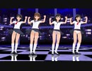 【ＭＭＤ】てとらーず4人ミニセーラー服が夜の展望台ステージでメランコリックを踊る