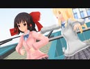 【東方MMD】 じぇいけいな霊・魔理で♪No title♪ [1080P60fps]