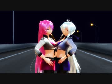 【MMD】GLIDE【ハク＆ルカ】