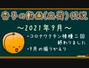 杏子の動画(出荷)状況　～2021年9月～