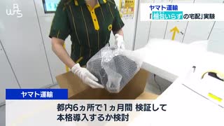 ヤマト運輸　｢梱包いらずの宅配｣実験