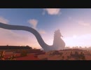 【Minecraft】GODZILLA with only Obsidian