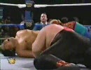 【プロレス】　　WWE 　ベイダーvsファトゥ（リキシ）