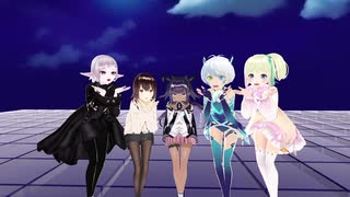 VRoid Avatar Samples dances "気まぐれメルシィ/Kimagure Mercy" in VRMLiveViewer