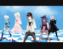 VRoid studio Avatar Samples dances "一騎当千" in VRMLiveViewer