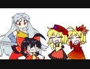 【東方手書きショート】ブチギレ!！れいむちゃん☆2011
