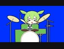 クールにドラムでリズムを刻むずんだもん+使用例【Megalovania】