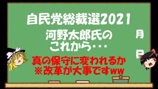 【ゆっくりHJMN】自民党総裁選　河野太郎氏のこれから・・・