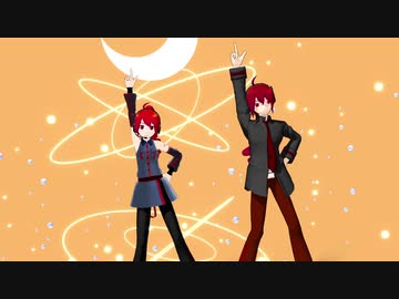 【MMD+UTAUカバー】オツキミリサイタル【重音テッド・重音テサ】