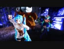 【MMD】ジャンキーナイトタウンオーケストラ／子供と大人、ボディーガードは白熊！落ちるのは自由、だけどミクは落ちない。