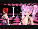 【MMD】炎【重音テト　小春音アミ】