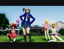 【ＭＭＤ】fake doll　魂魄妖夢　霧雨魔理沙　博麗霊夢　古明地さとり　フランドール・スカーレット【Ray-MMD1.52　ぱんつ注意】
