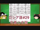 ゆっくり語学解説：ロシア語#29「与格①名詞」 Дательный падеж: Имена существительные