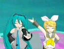 [通常画質版]【ミクリンレンAnnオリジナル】wktk☆Dance '08【MMDコラボ】