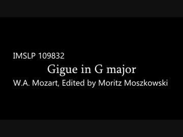 【ピコピコ】Eine Kleine Gigue K.574【クラシック】