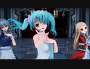 【MMD】らぶミク・レア様・咲夜さんで【 踊れオーケストラ 】撮影してみました