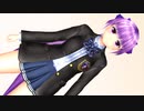 【東方MMD】ポニテ超ミニスカ制服パチュリーのドーナツホール