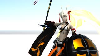 【Fate/MMD】踊【水着沖田オルタ】