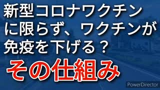 免疫を付与するはずのワクチンが免疫を落とす、そのメカニムズを解説