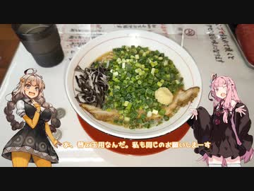琴紲外食　8品目　濃厚とんこつらーめん
